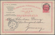 Island - Ganzsachen: 1902 Destination SILESIA: Postal Stationery Card 10a. Carmine (1880 Issue), Wit - Postwaardestukken