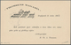 Island - Ganzsachen: 1902-03 Provisional Postal Stationery Card "Í GILDI" On 5a. Blue With "THOMSENS - Postwaardestukken