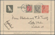 Island - Ganzsachen: 1907 Complete Postal Stationery Letter Card 10a. Rose Used From Akureyri To Lah - Postal Stationery