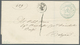 Italien - Altitalienische Staaten: Kirchenstaat: 1852, 1 Bajocco Green Tied By RARE Cursive Line CAS - Papal States