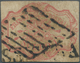 Italien - Altitalienische Staaten: Kirchenstaat: 1852, 1sc. Rose Carmine, Cut Into At Left Otherwise - Papal States