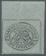 Italien - Altitalienische Staaten: Kirchenstaat: 1867. 3 Cent. Grigio, 3c. Grey, Top Right Corner St - Papal States