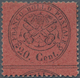 Italien - Altitalienische Staaten: Kirchenstaat: 1868, 20 Cent. Black On Red-brown Unused With Origi - Papal States