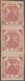 Italien - Altitalienische Staaten: Neapel: 1858, 2 Gr Rose-carmine Vertical Stripe Of Three Unused W - Naples