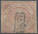 Italien - Altitalienische Staaten: Neapel: 1858, 50 Grana Brown-rose Cancelled With Frame Stamp, Mar - Naples