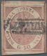 Italien - Altitalienische Staaten: Neapel: 1859. 50 Grana Brownish-rose, Cancelled With Part Of Fram - Napels