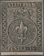 Italien - Altitalienische Staaten: Parma: 1852. 15 Centes. Black On Light Rose, Well Cut, Unused Wit - Parma