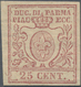 Italien - Altitalienische Staaten: Parma: 1857, 25 C. Brown Lilac, Mint Hinged With Original Gum, Fu - Parma