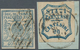 Italien - Altitalienische Staaten: Parma: 1857-59, Two Used Stamps, With 1857 40c. Blue Cancelled By - Parma