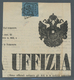 Italien - Altitalienische Staaten: Parma - Zeitungsstempelmarken: 1853, Segnatasse Per Giornali 9 Ce - Parma