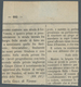 Italien - Altitalienische Staaten: Parma - Zeitungsstempelmarken: 1853, Segnatasse Per Giornali 9 Ce - Parma