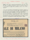 Italien - Altitalienische Staaten: Parma - Zeitungsstempelmarken: 1857, Postage Due Stamps For Newsp - Parme