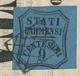 Italien - Altitalienische Staaten: Parma - Zeitungsstempelmarken: 1853, "9 C. Deep Blue (azzuro Scur - Parma