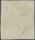 Italien - Altitalienische Staaten: Sardinien: 1852. 20 C Blue, Good Margins All Around, Canncelled B - Sardinien