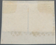 Italien - Altitalienische Staaten: Sardinien: 1851, 20 C Blue, Two Singles, Each Tied By Neat Mute R - Sardinië