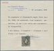 Italien - Altitalienische Staaten: Sardinien: 1851. 40 Centesimi Rose, Cancelled By Mute Sarde Rhomb - Sardinia