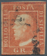 Italien - Altitalienische Staaten: Sizilien: 1859, 5 Grana Vermilion Second Plate Used, Close To Ful - Sicilië