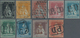 Italien - Altitalienische Staaten: Toscana: 1851, 1 Qu To 9 Cr Complete Set Of Nine Items Cancelled, - Tuscany