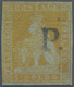 Italien - Altitalienische Staaten: Toscana: 1851, 1 So Lime Cancelled With "P.(D.)", All Sides With - Tuscany