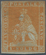 Italien - Altitalienische Staaten: Toscana: 1851, 1so. Orange On Grey, Fresh Colour, Touched To Full - Tuscany