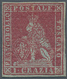 Italien - Altitalienische Staaten: Toscana: 1851, 1cr. Carmine, Fresh Colour, Close To Full Margins, - Tuscany