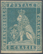 Italien - Altitalienische Staaten: Toscana: 1851, 2 Cr Blue Mint Without Gum, Full Margins And Fresh - Tuscany