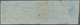 Italien - Altitalienische Staaten: Toscana: 1851, 2cr. Blue On Grey Paper, Horizontal Strip Of Four, - Tuscany