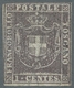 Italien - Altitalienische Staaten: Toscana: 1860, "1 C. Brownish Lilac", Color-fresh Value With Orig - Tuscany
