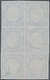 Italien: 1861, 2 Grano Blue In Block Of Six Color Proof Without Embossing As Described On Page 113 O - Mint/hinged