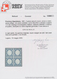 Italien: 1861, 2 Grana Blue Vertical Block Of 4 Color Proof Without Embossing As Described On Page 1 - Mint/hinged