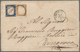 Italien: 1862, 10 Yellow-brown Imperf Mixed Franking With 20c Blue Perforated Tied By Circle Camcel - Ongebruikt