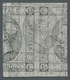 Italien: 1863, "15 C. Machine Test", With Value With Shifted Print On Reverse In Slate Grey, Further - Mint/hinged