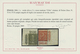 Italien: 1866, 1 Cent Olive Green And 2 Cents Brick Red "digits", Turin Printing, Wide Sheet Angle W - Ungebraucht