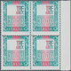 Italien: 1979, "Alti Valori" 3000l. Without Impression Of Head, Right Marginal Block Of Four, Unmoun - Mint/hinged