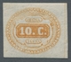 Italien - Portomarken: 1863, "10 C. Orange", In Typical Color With Overall Full Margins, With Large - Postage Due