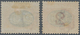 Italien - Portomarken: 1890/1891, Postage Due Provisionals 10c. On 2c. And 20c. On 1c. Orange/carmin - Strafport