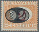 Italien - Portomarken: 1890, "30 On 2 C. Orange And Carmine" Showing The Sucharge Strongly Shifted T - Strafport