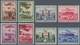Italienische Besetzung 1941/43 - Montenegro: 1943, 0.50 L - 30 L Airmail Stamps, Complete Set With R - Montenegro