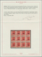 Italien - Lokalausgaben 1944/45 - Ravenna: 1944, "ITALIA LIBERA" On 20c. Red, Block Of Twelve Stamps - National Liberation Committee (CLN)