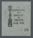 Italien - Lokalausgaben 1944/45 - Torino: TRENTO 1945: "20 C. Proof On Cigarette Paper", Perfect MNH - National Liberation Committee (CLN)