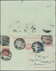 Italien - Ganzsachen: 1918, 10/10 C Red On Greenish Stationery Reply Card With Variety "printing Of - Postwaardestukken