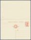 Italien - Ganzsachen: 1923, 30 Cent, Mill. 22,  "Cartolina Postale Con Risposta Pagate" With Error " - Stamped Stationery
