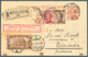 Italien - Ganzsachen: 1924, King Emanuel III. 30 C. Postal Stationery Double Card With Print Error: - Stamped Stationery