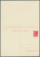 Italien - Ganzsachen: 1956: 35 L + 35 L Bilingual Replay Postal Stationery Card, Unused, Rare. (Mi. - Postwaardestukken