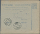 Jugoslawien: 1918. 10f Blue/green "Crown" Type Old Hungarian COD Parcel Card, Accompanying A Parcel - Other & Unclassified