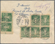 Jugoslawien: 1919. Two Registered Foreign Letters. The First Franked With 5 F And 40 F From The "Har - Sonstige & Ohne Zuordnung