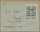 Jugoslawien: 1918. Locally Addressed Cover Bearing 6f Green-blue, Cornerblock Of Four, Of "SHS" Harv - Other & Unclassified