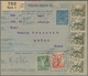 Jugoslawien: 1919, 10f Blue/bluish Old COD Parcel Card (Hungarian And Croatian Language) Accompanyin - Other & Unclassified