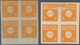 Jugoslawien: 1919. Newspaper Stamp. 2 H Orange-yellow, IMPERFORATED. VEry Fine Mint Marginal Block O - Otros & Sin Clasificación