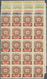 Karpaten-Ukraine: 1945, Sowjet Star Definitives Complete Set Of Six In Blocks/20, MNH With Typical U - Oekraïne